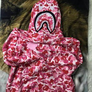 Pink Long Sleeve Sweatshirt, Jacket M